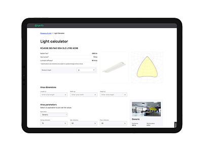 Strumenti per i lighting designer