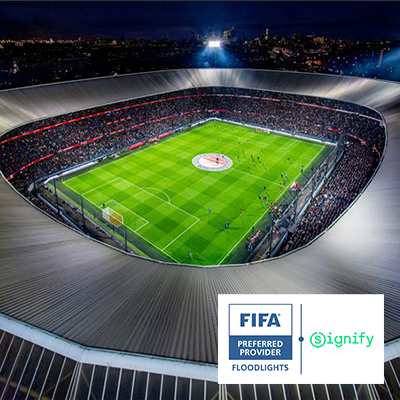 Signify è ora "Preferred Provider" illuminotecnico della FIFA